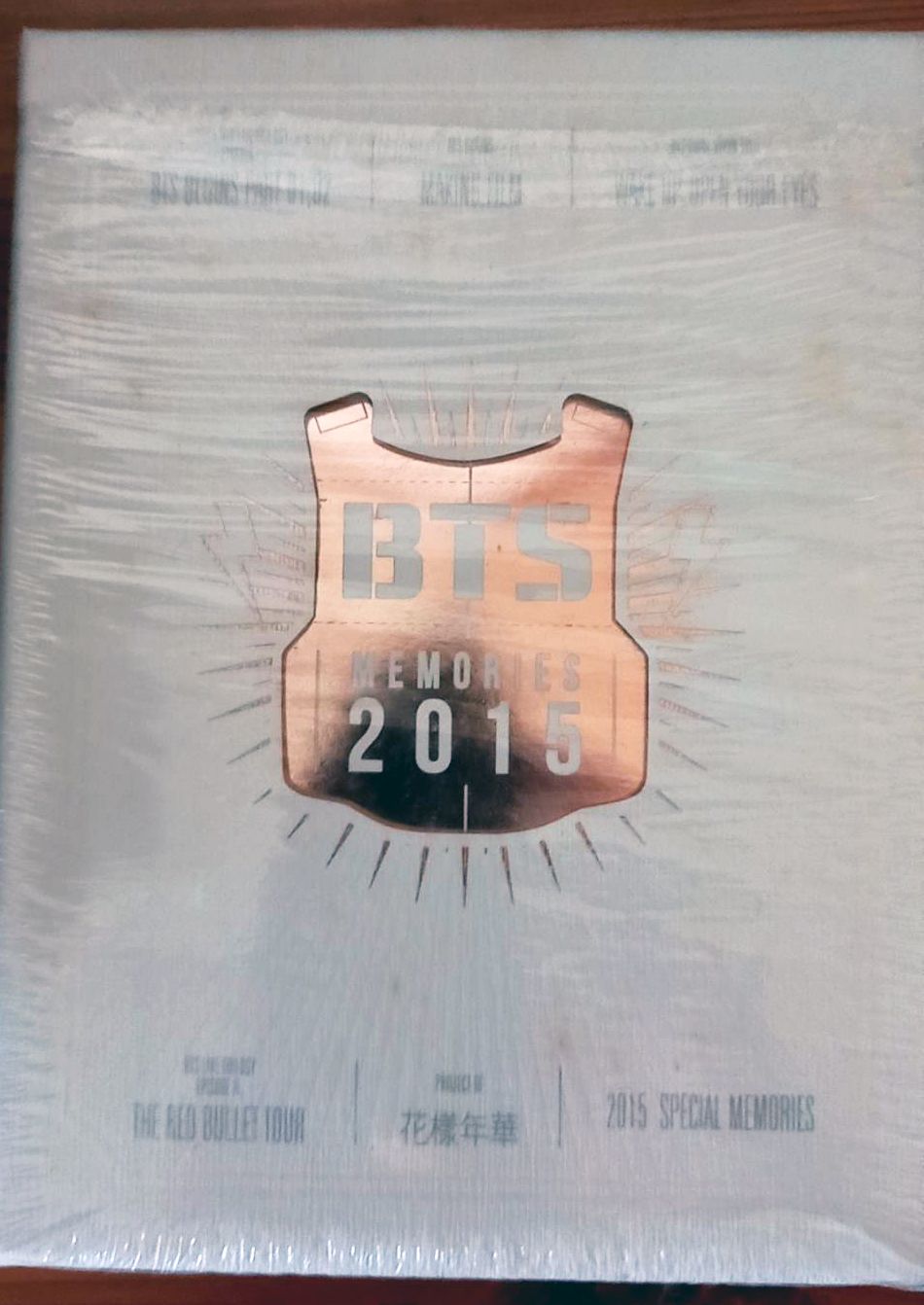 BTS 防彈少年團 MEMORIES OF 2015 DVD 2015 回憶錄