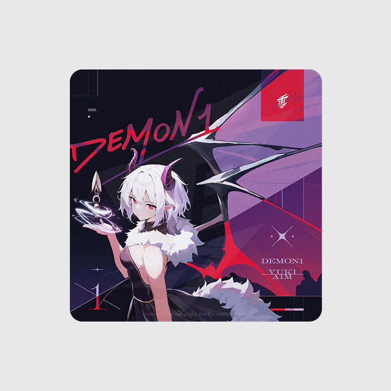 Yuki Aim x Demon1 布質鼠墊