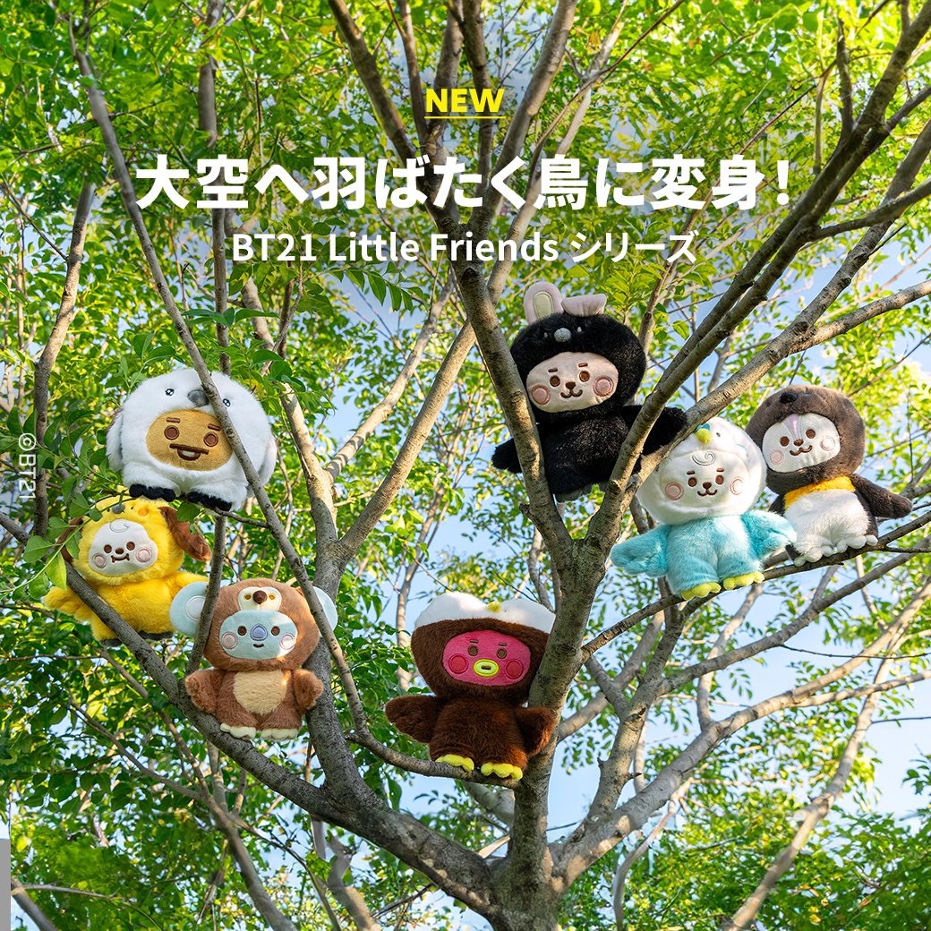 BT21 變身鳥類系列