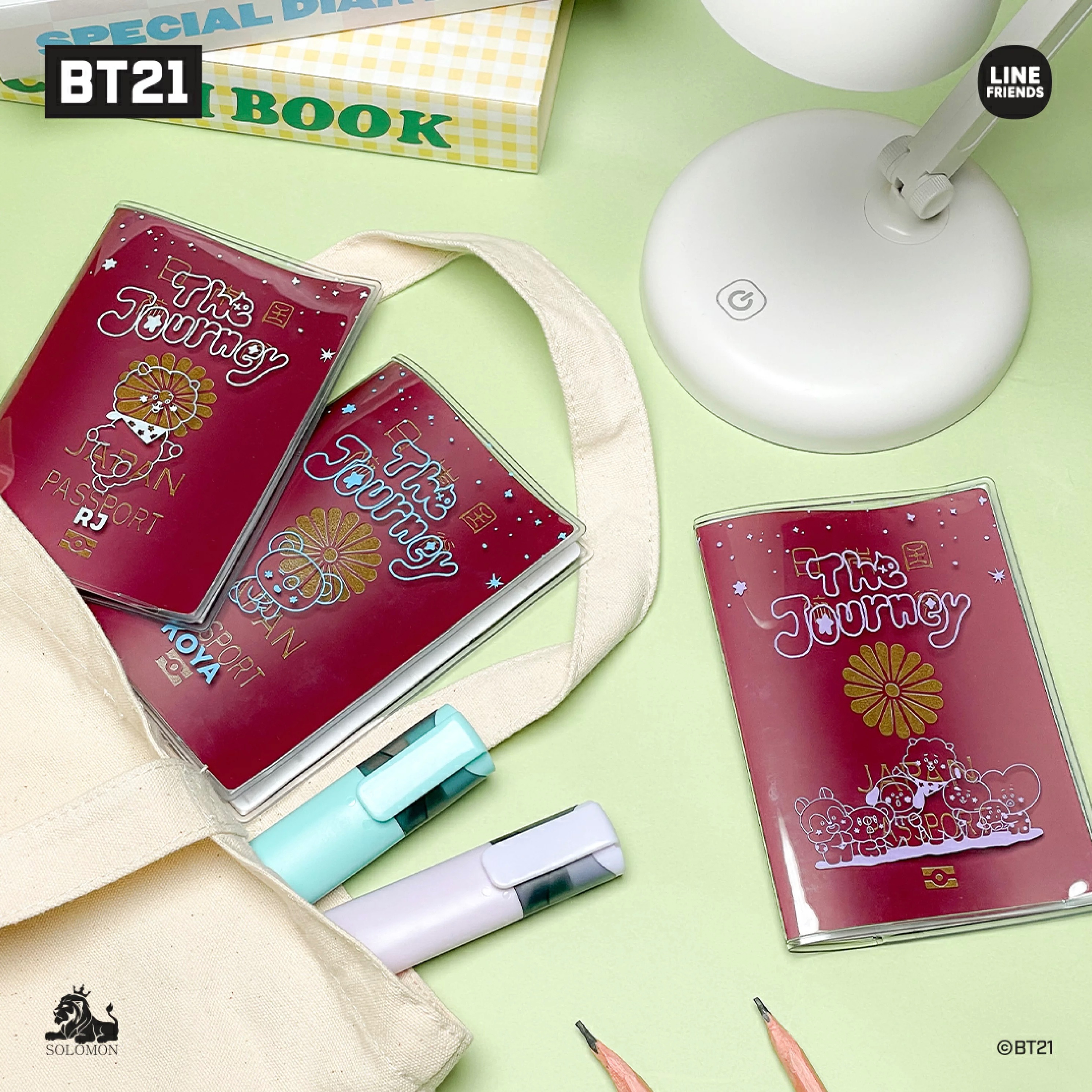 BT21 The Journey 護照套
