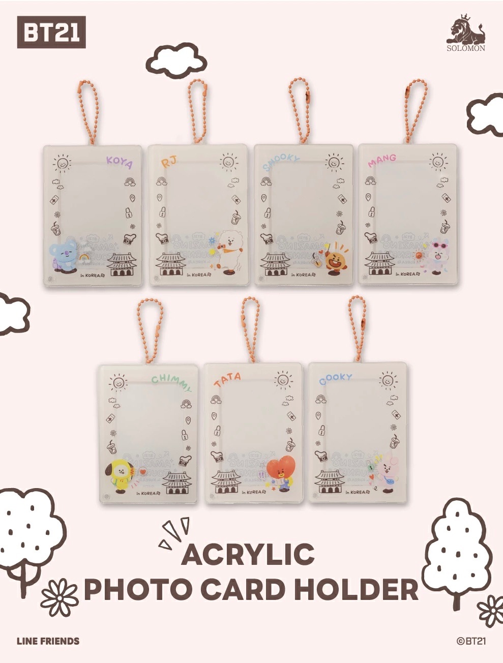 BT21 壓克力卡套