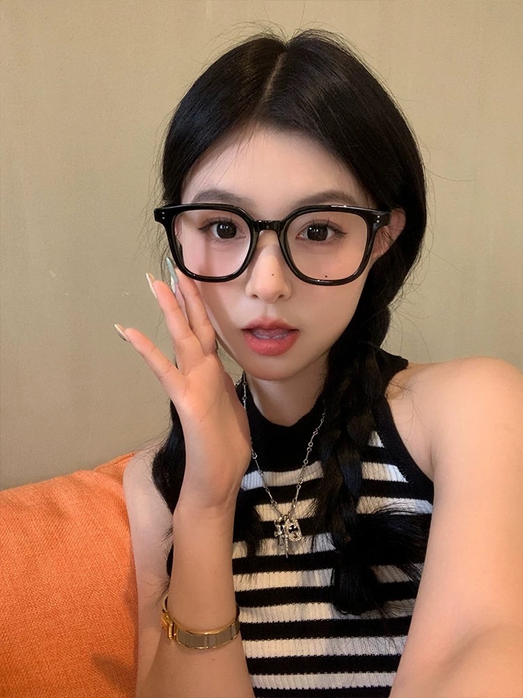 素顏神器黑框眼鏡👓