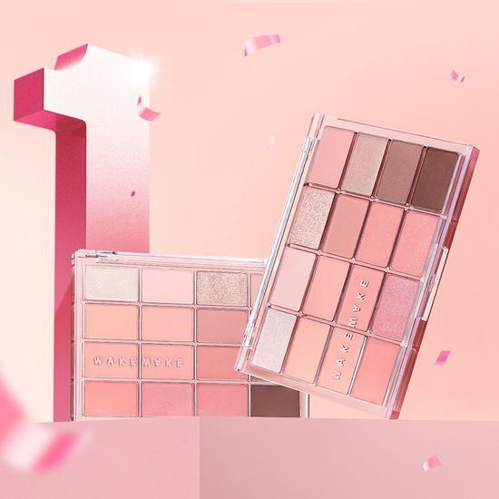 Wakemake眼影盤組 送眼影膏  웨이크메이크 소프트 블러링 아이팔레트