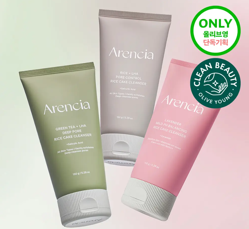 Arencia 年糕洗面乳 150g  아렌시아 찹쌀떡솝 클렌저 150g