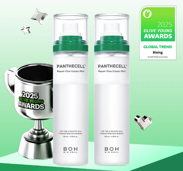 BOH積雪草面霜噴霧120ml+120ml 바이오힐 보 판테셀 리페어시카 크림미스트 120mL
