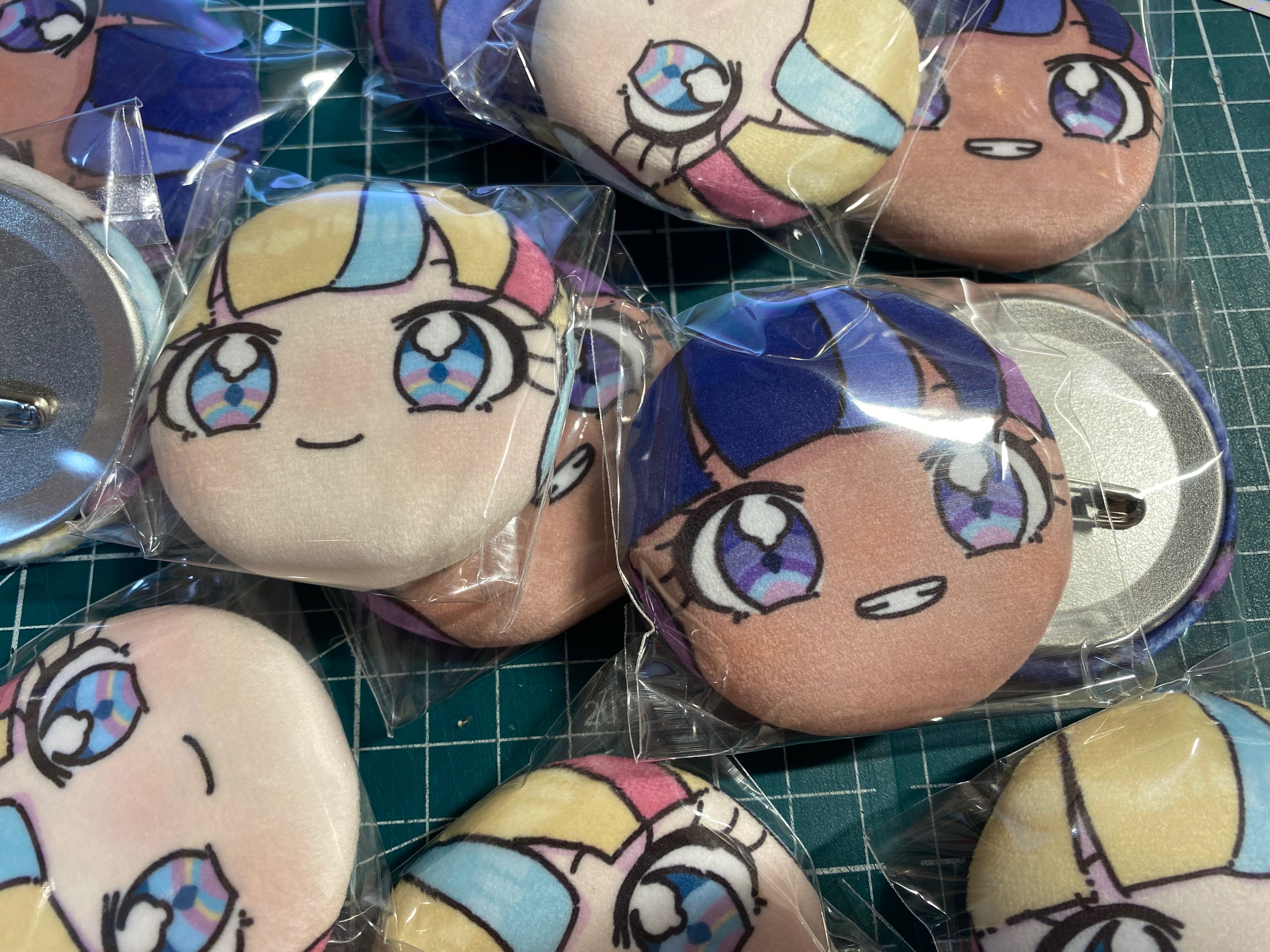 戴雅娃娃毛絨徽章（同人商品）