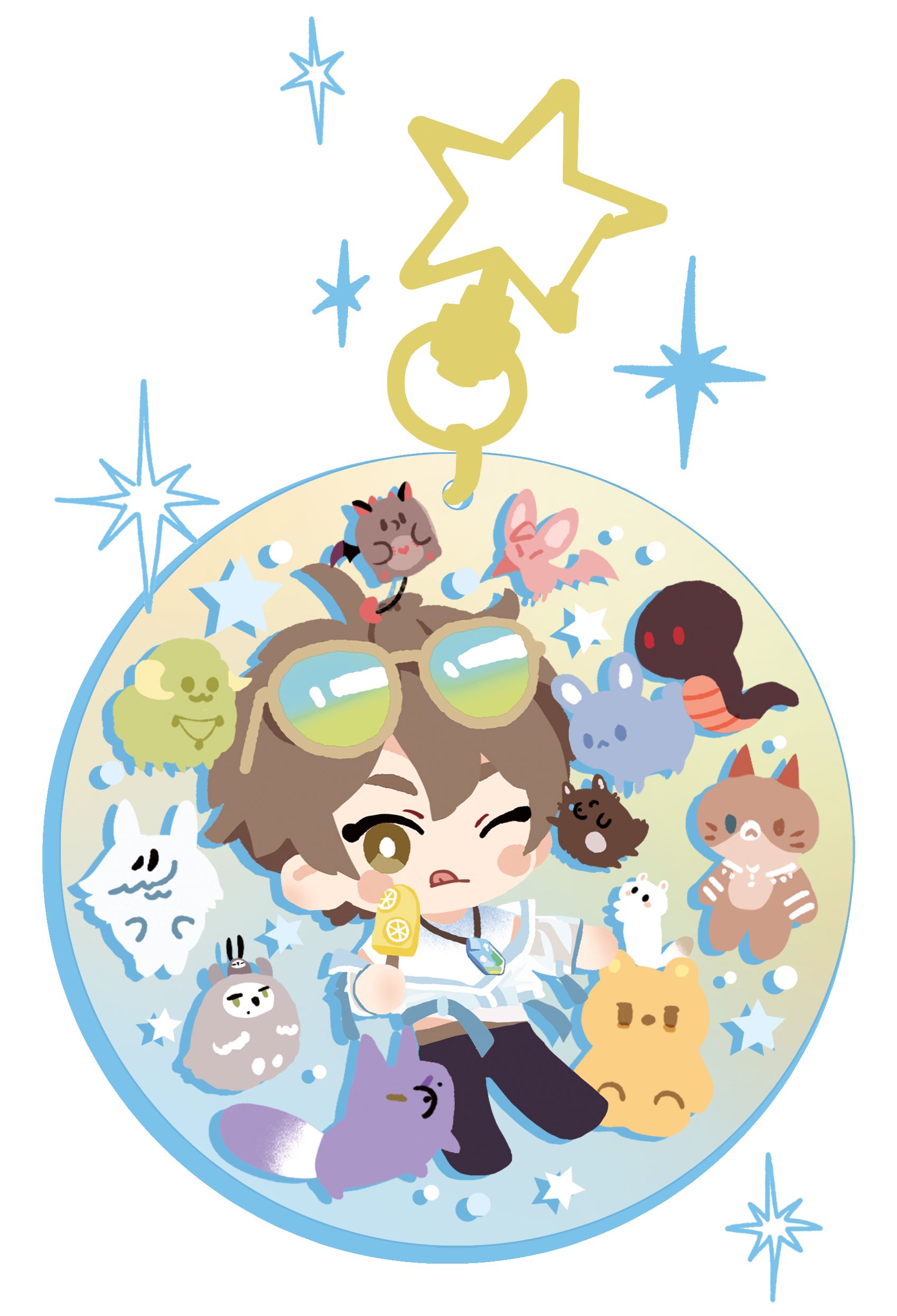 夏日冰棒伊得吊飾