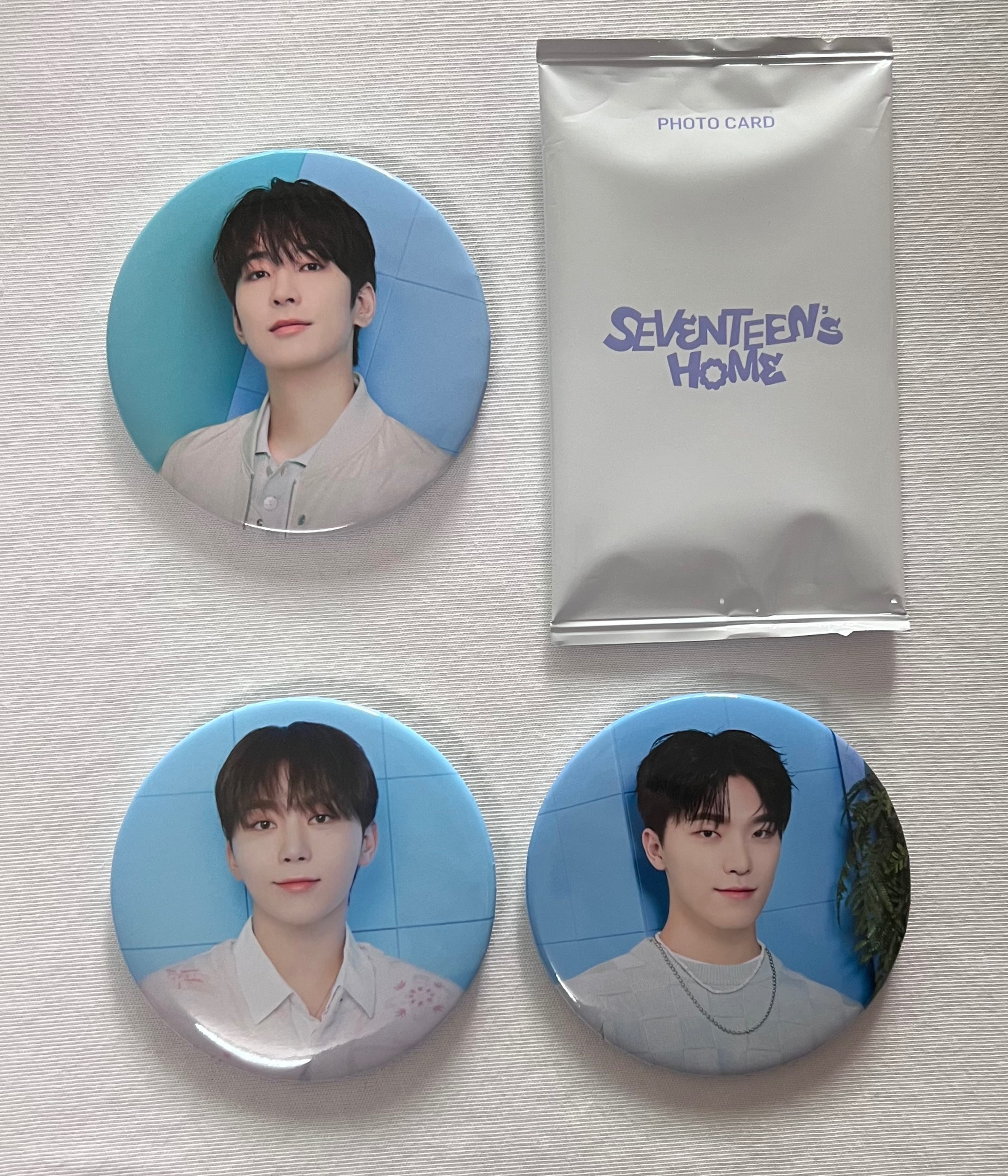 24HOME 未拆卡包 徽章 圓寛燦