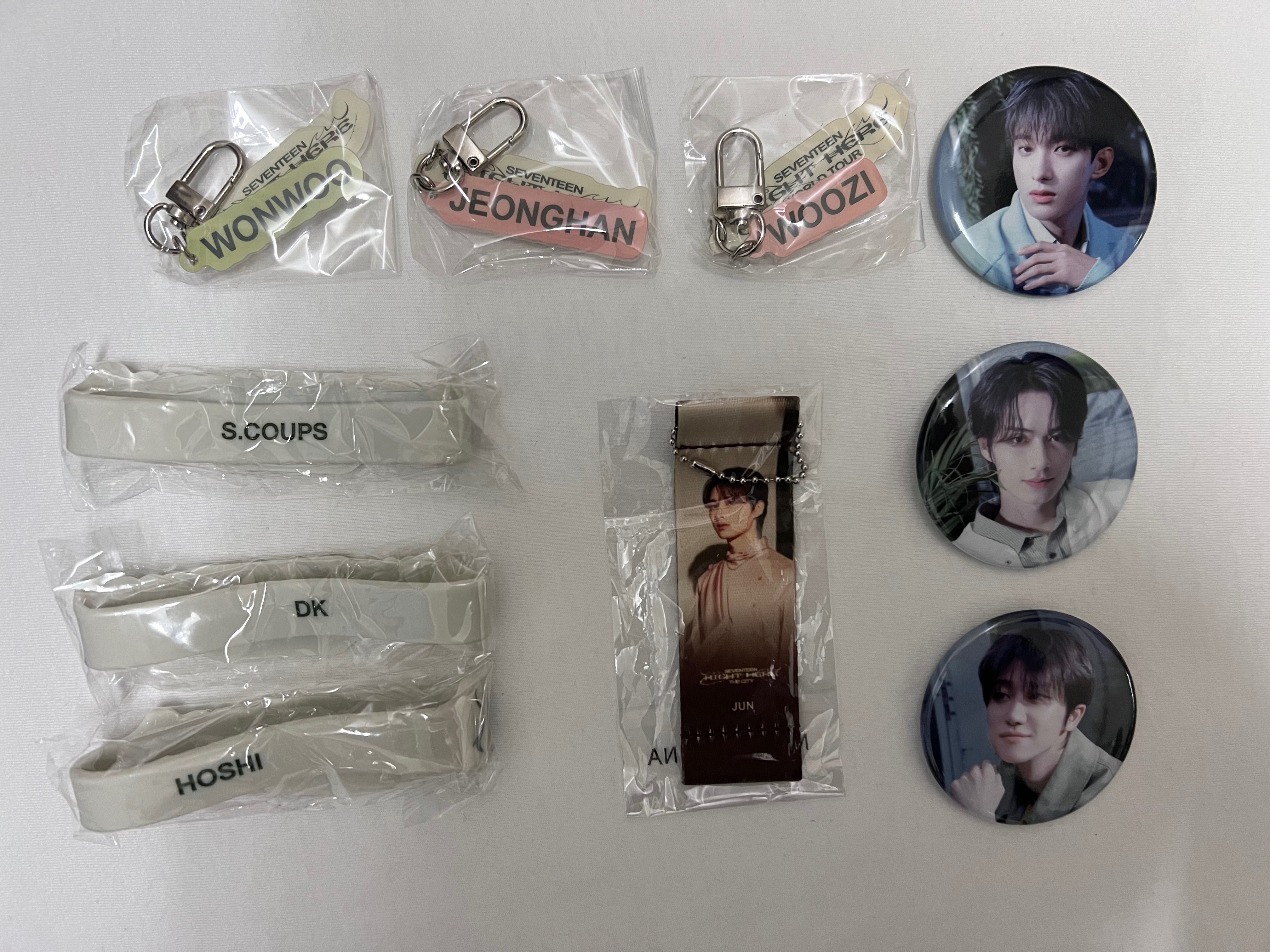 💎需多帶❤️ SEVENTEEN 日巡RIGHT HERE 會場扭蛋 旗幟 吊飾 消費期限徽章