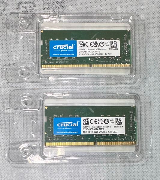 crucial 8G DDR4-3200