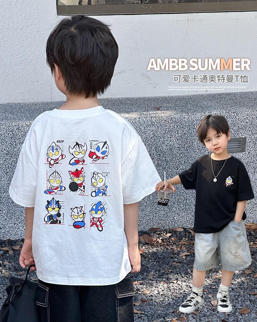 Ambb Q版奧特曼短袖T恤 2色