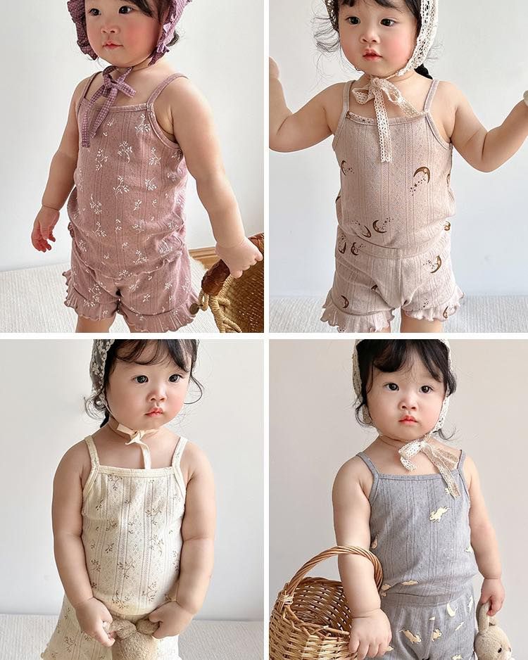 北歐風睡衣吊帶套裝 5款