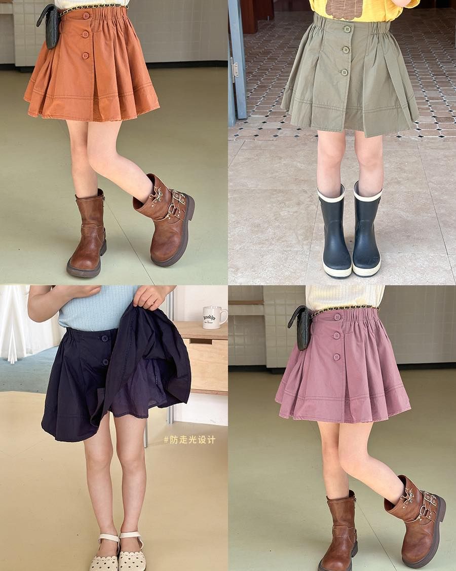 Ambb 法式甜美半身裙（有安全褲） 4色