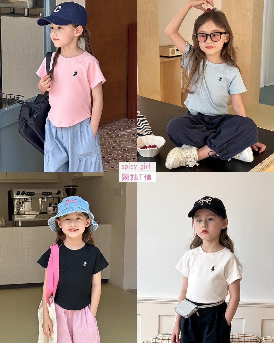 Ambb 坑條修身T恤 4色