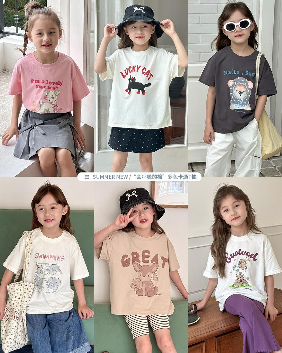 Ambb 可愛短袖T恤 6色