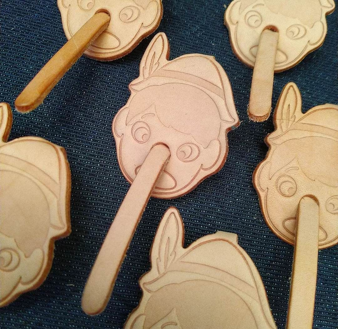 【GloryDays 官方賣場】小木偶拉鍊皮片 / 可愛又好拉