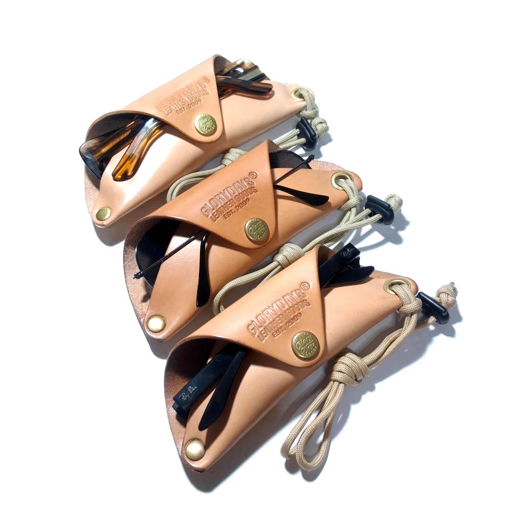 【GloryDays 官方賣場】皮革眼鏡套 / 三種尺寸