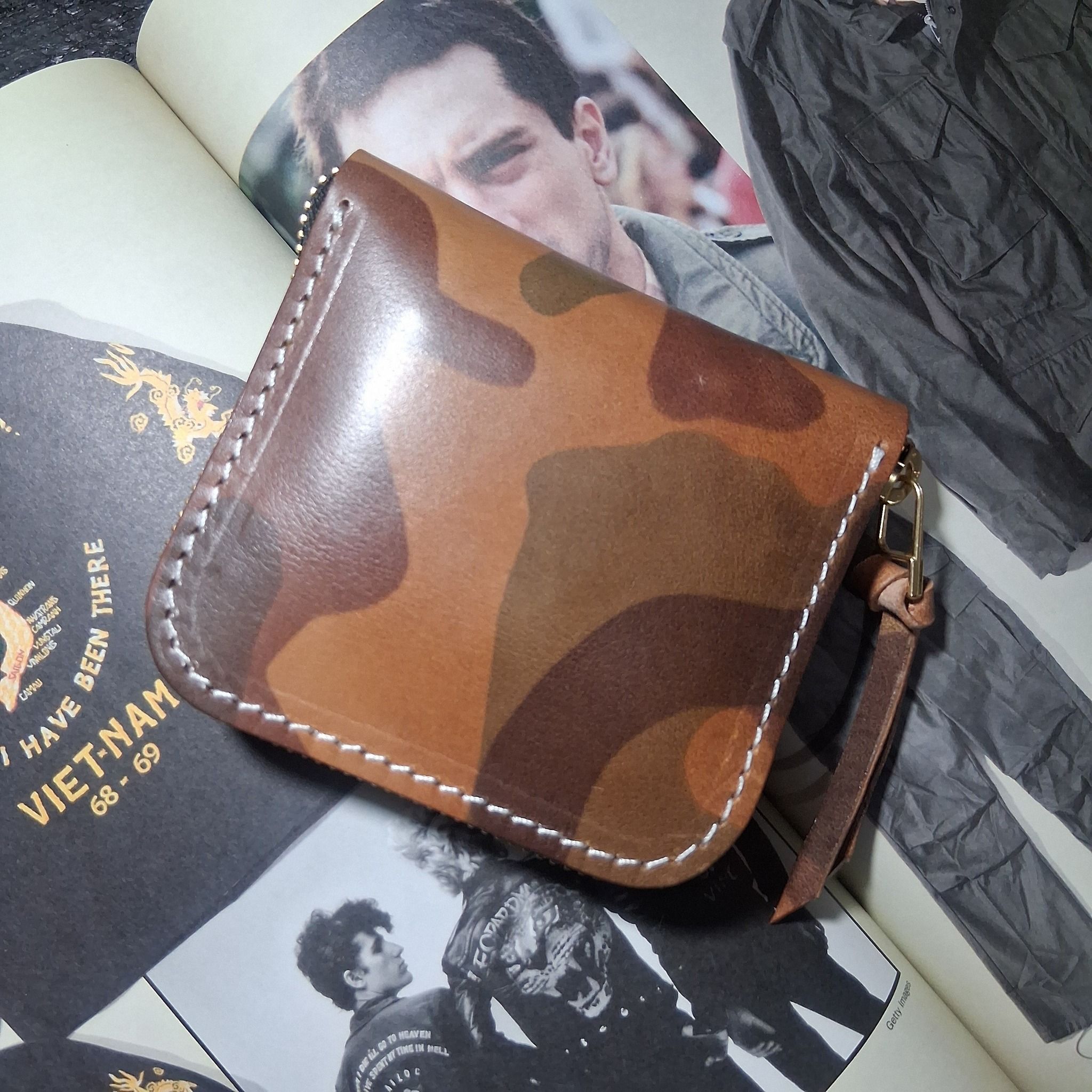 【GloryDays 官方賣場】迷彩拉鍊皮夾 / 有短夾跟長夾