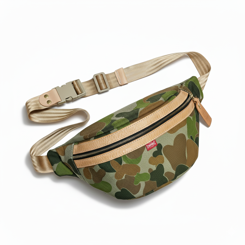 【GloryDays 官方賣場】獵鴨迷彩尼龍腰包 / 輕量化的帥氣小包