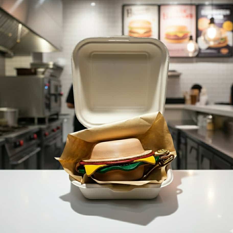 【GloryDays 官方賣場】皮革漢堡包 / 超級吸睛的造型包