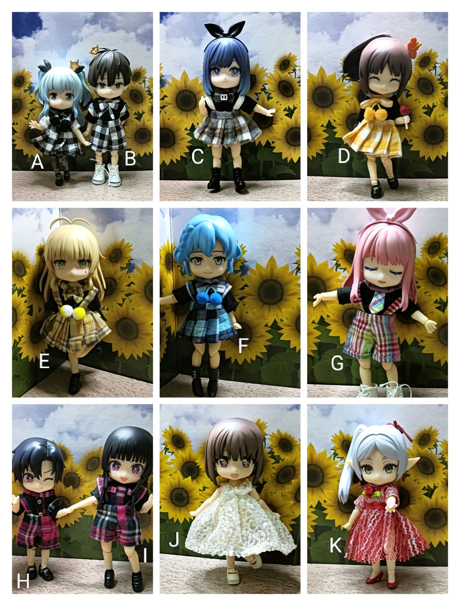 自製服飾1/200區（上衣+下衣）