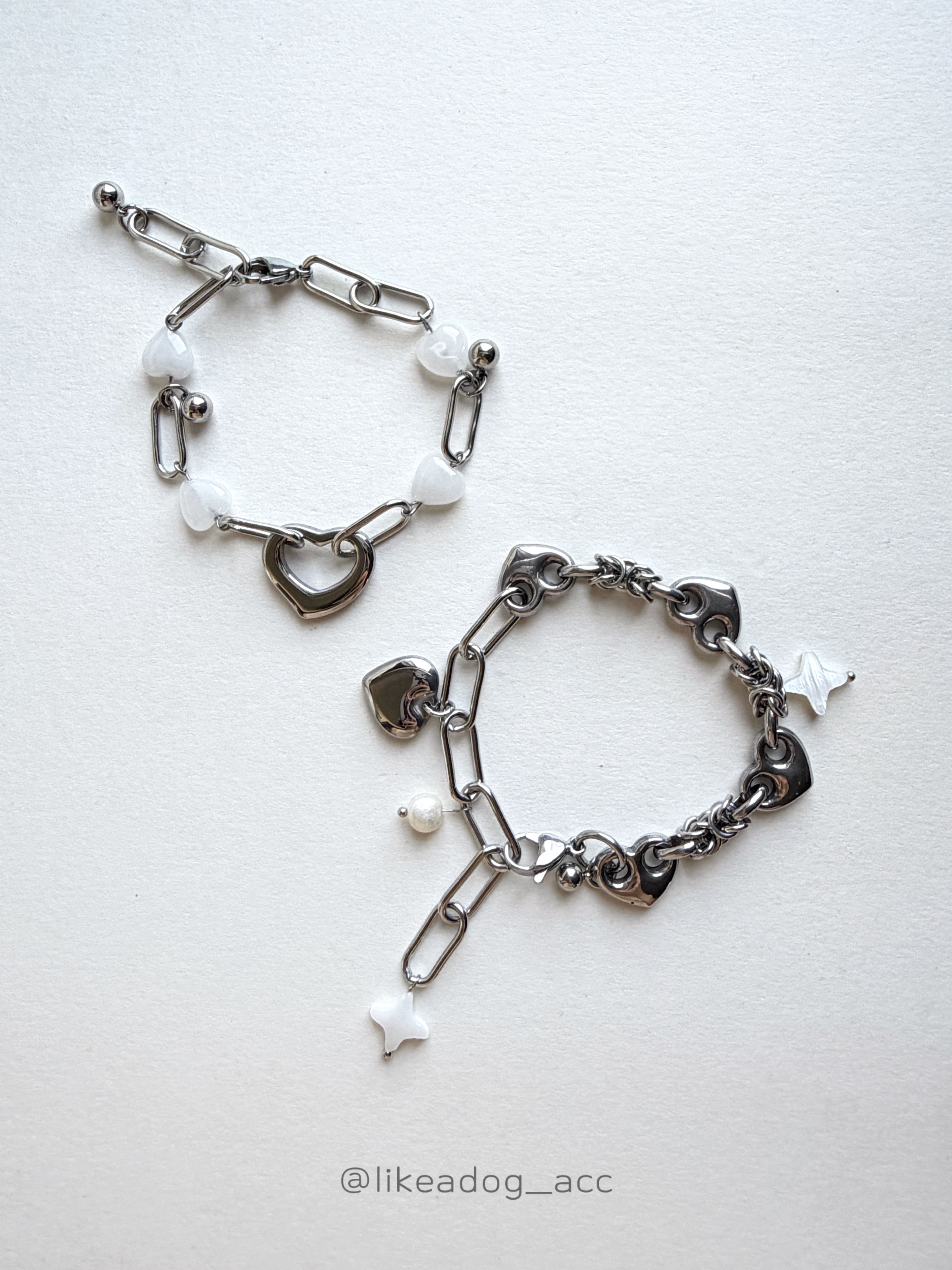 不鏽鋼手鍊 ✷ 愛心系列