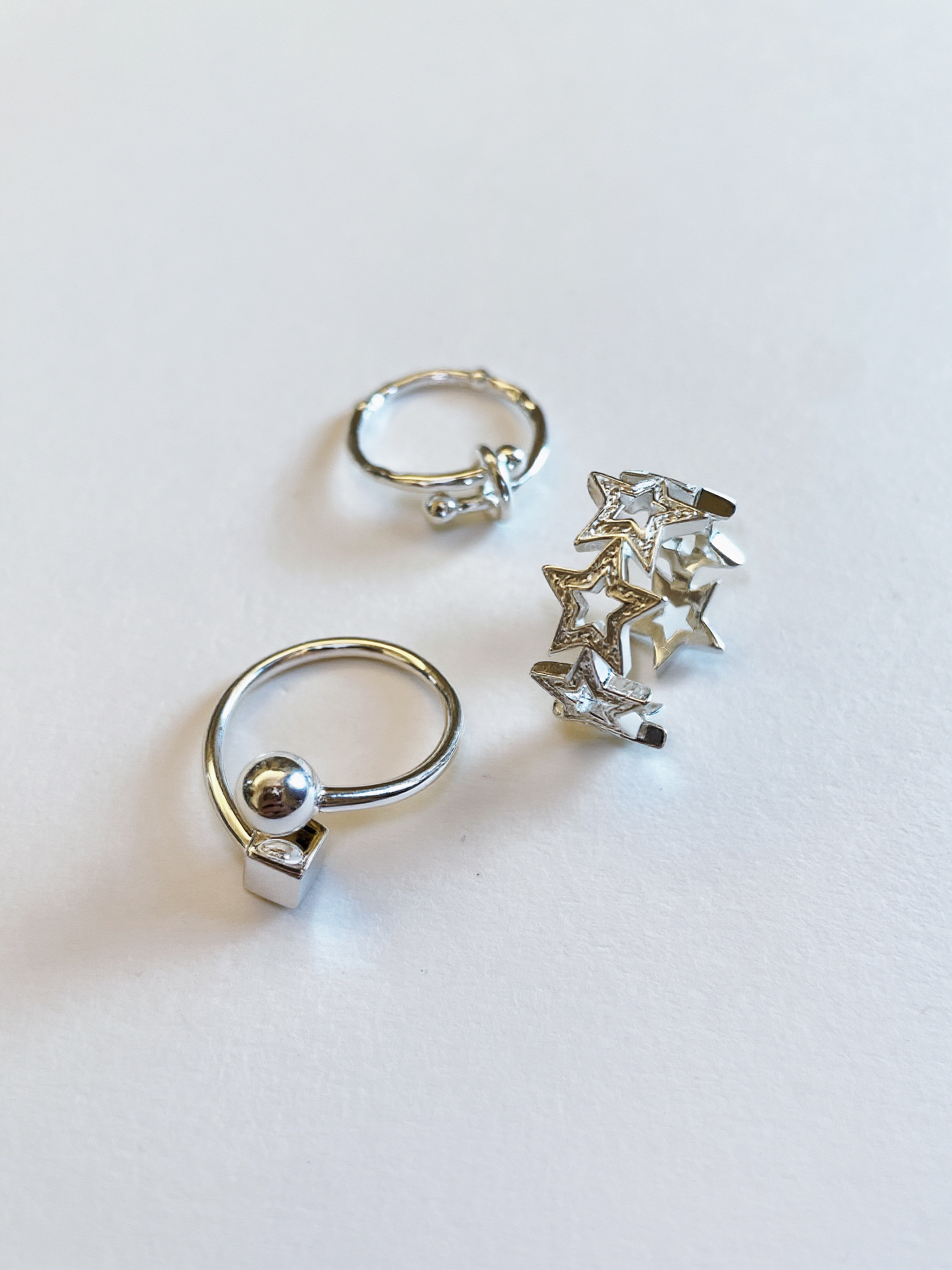 Oct.純銀選物戒指：：共三款