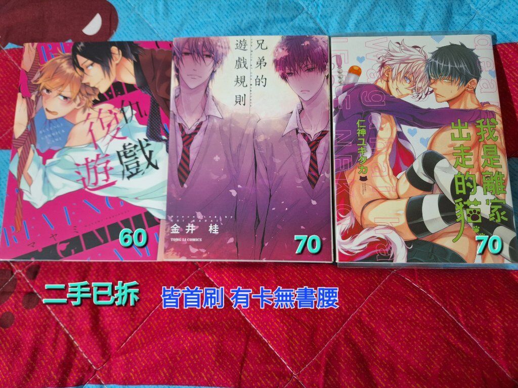 兄弟遊戲規則 復仇遊戲 離家出走貓 二手 有卡無腰