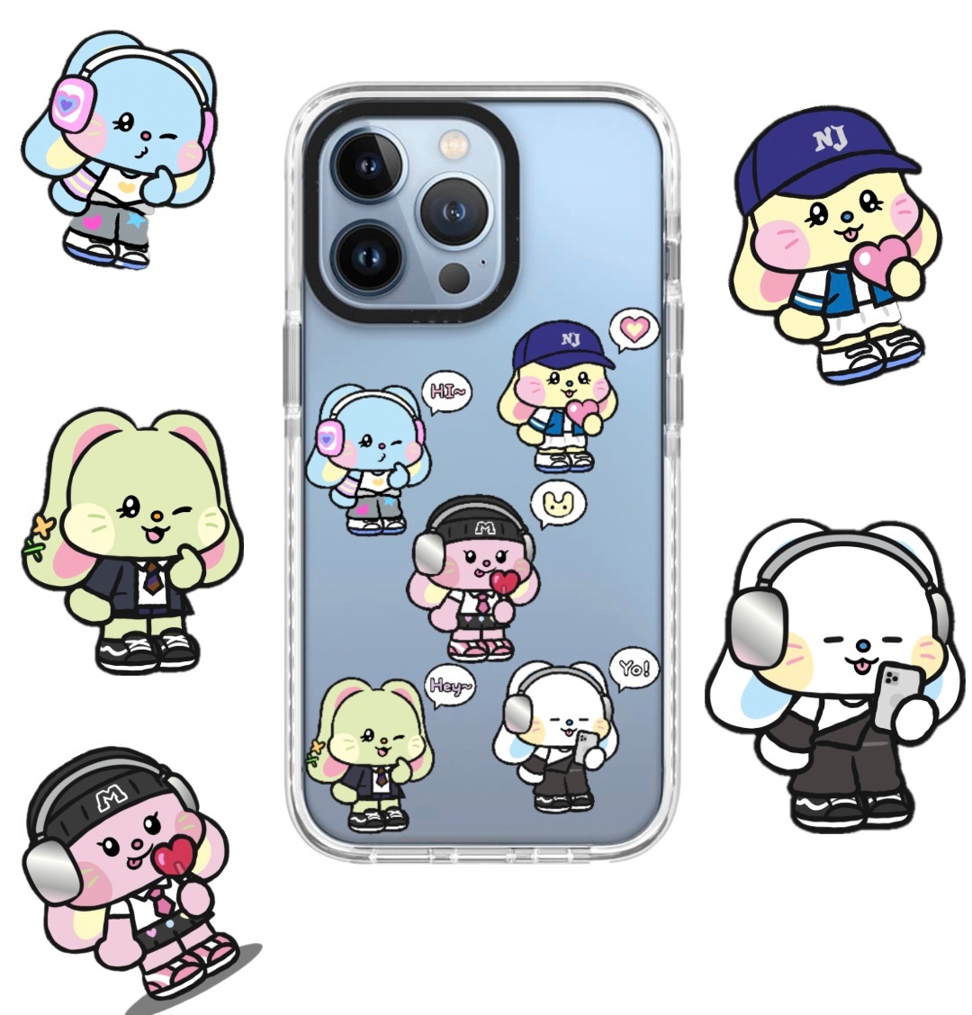 本人飯制款🍬New jeans 兔兔手機殼