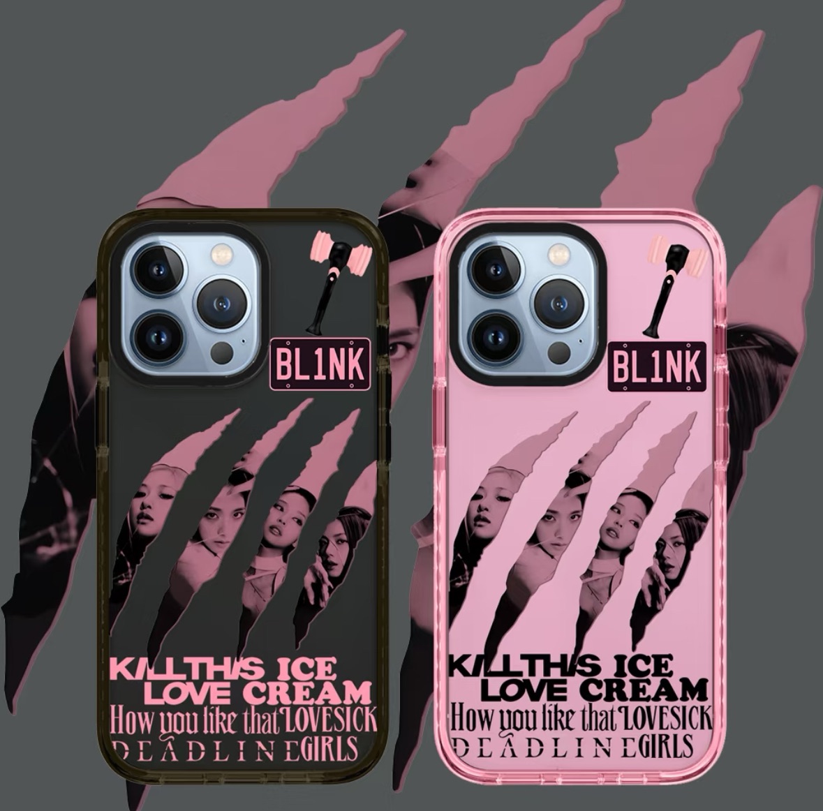 🖤BLACKPINK💗手撕海報感四人手機殼