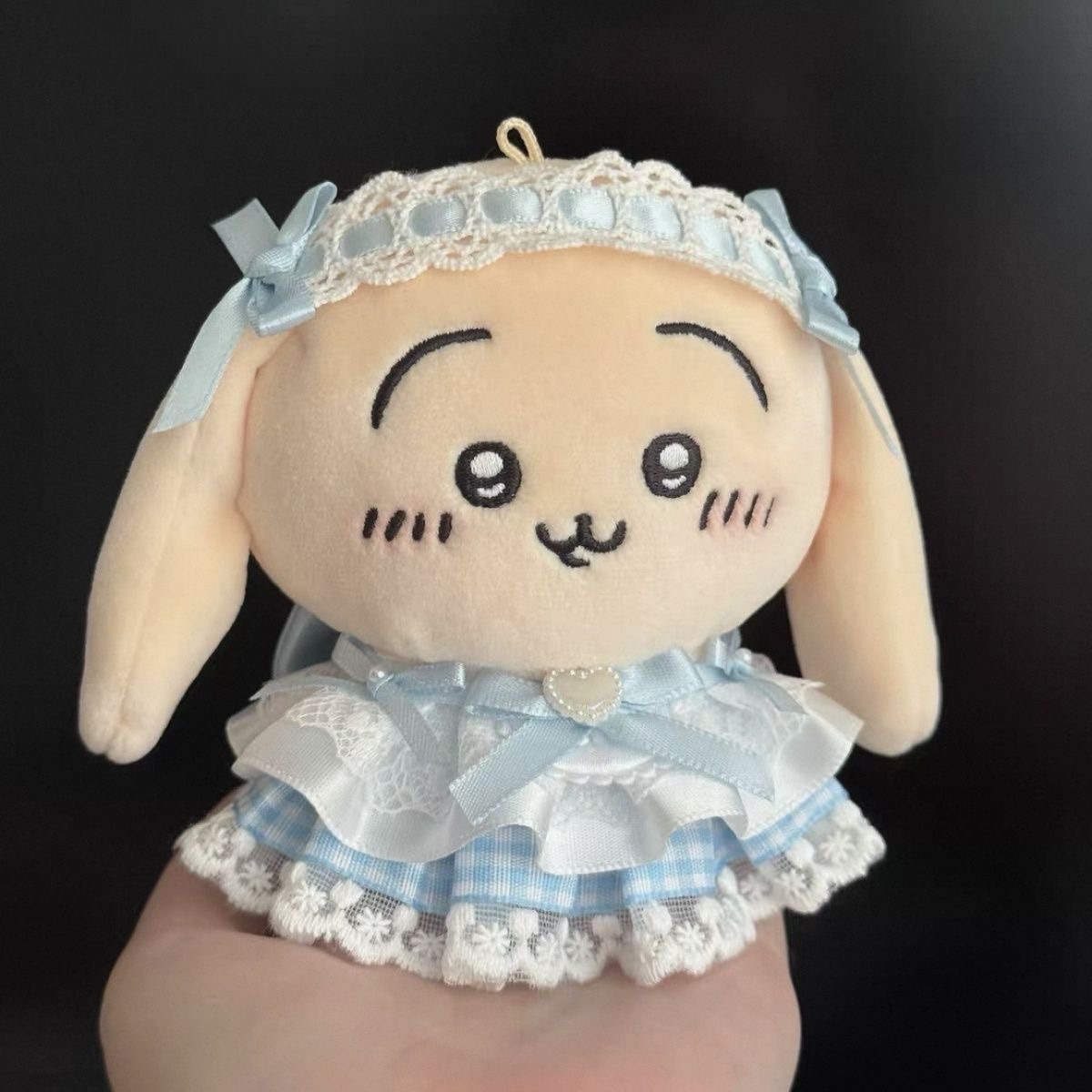 《全新》10cm 藍色格紋小女僕 2點