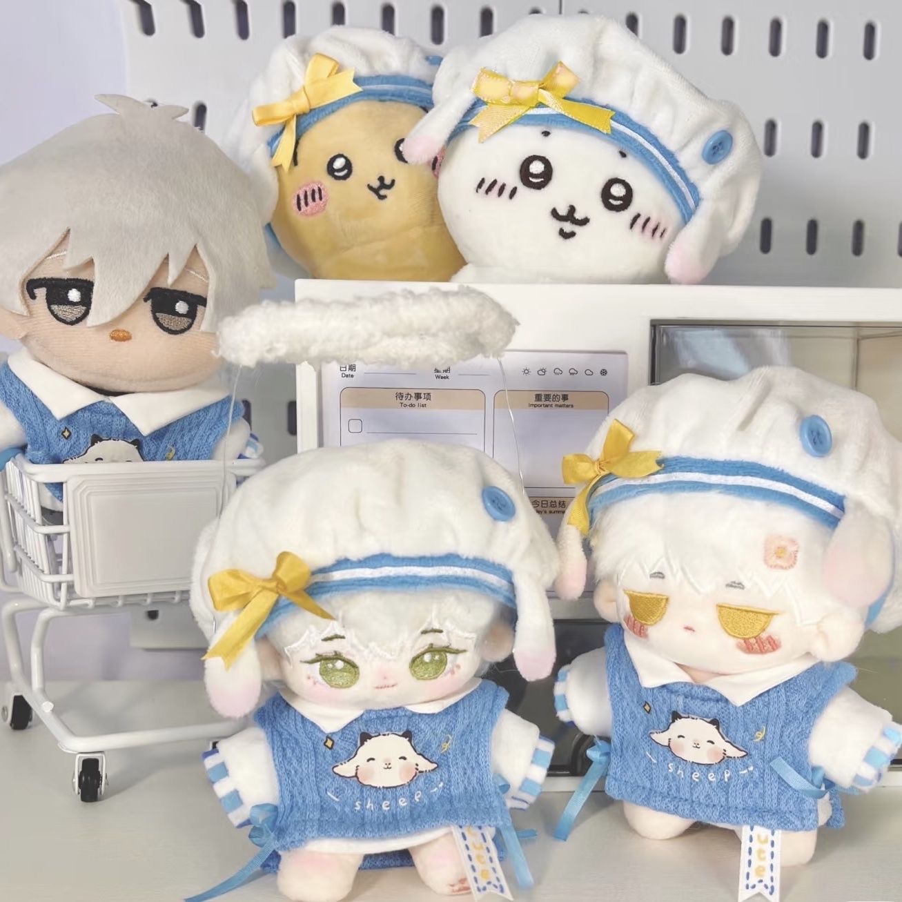 《全新》10cm 羊羊學士 3點