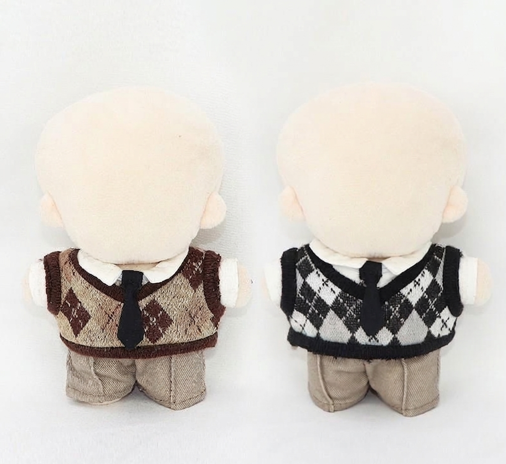 《全新》10cm菱格學院風套裝（男） 4點