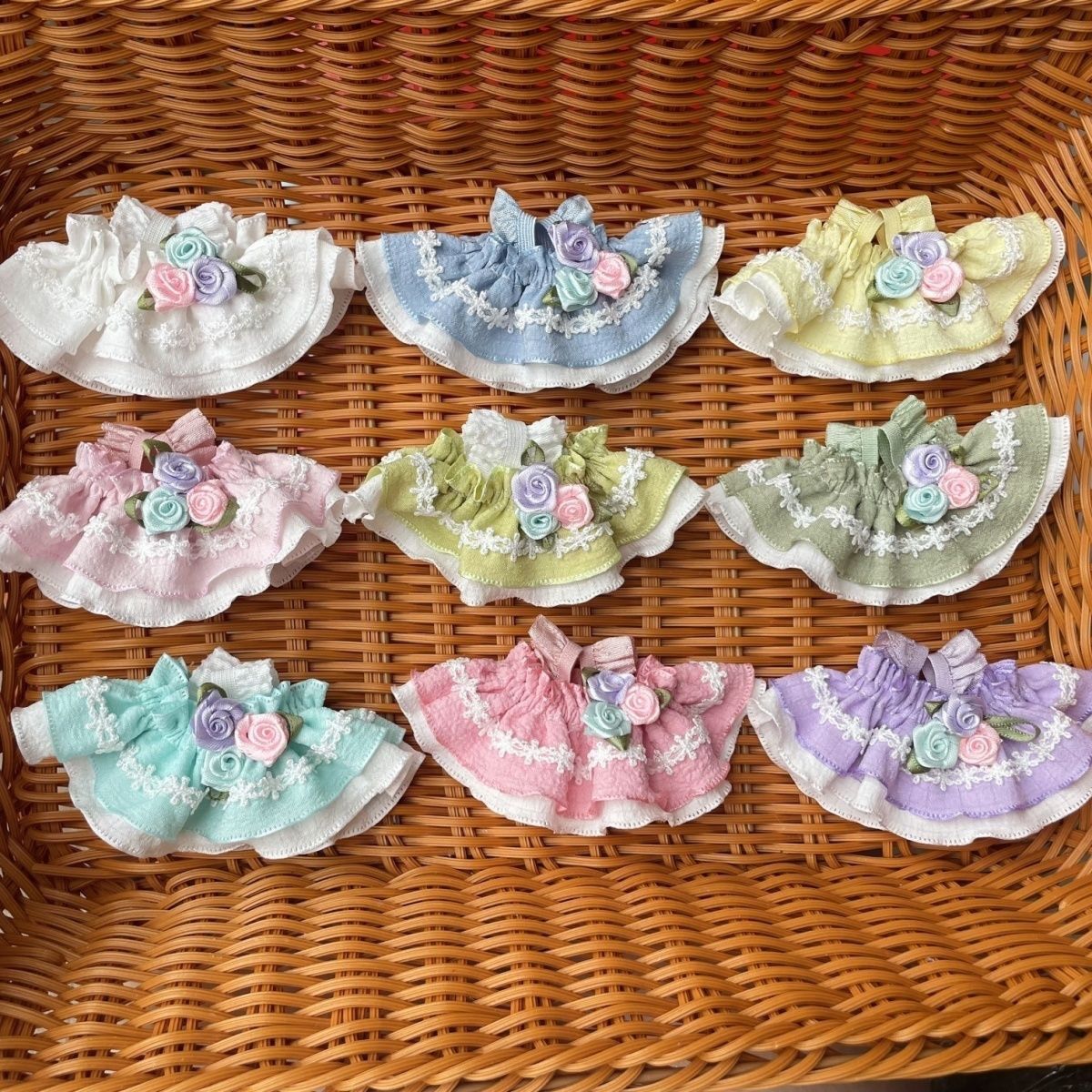 《全新》10cm 手作 玫瑰花嫁洋裝 2點