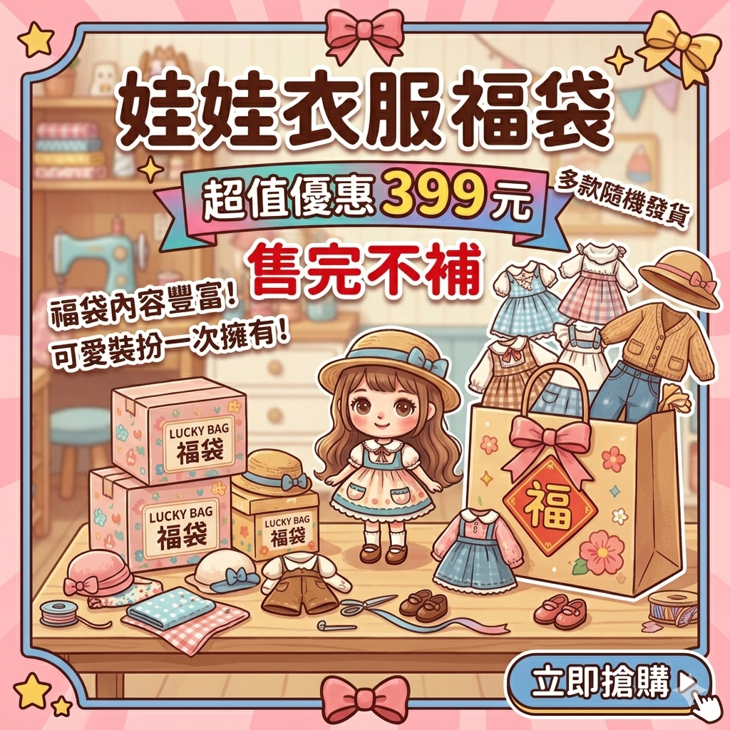 10cm娃衣超值福袋