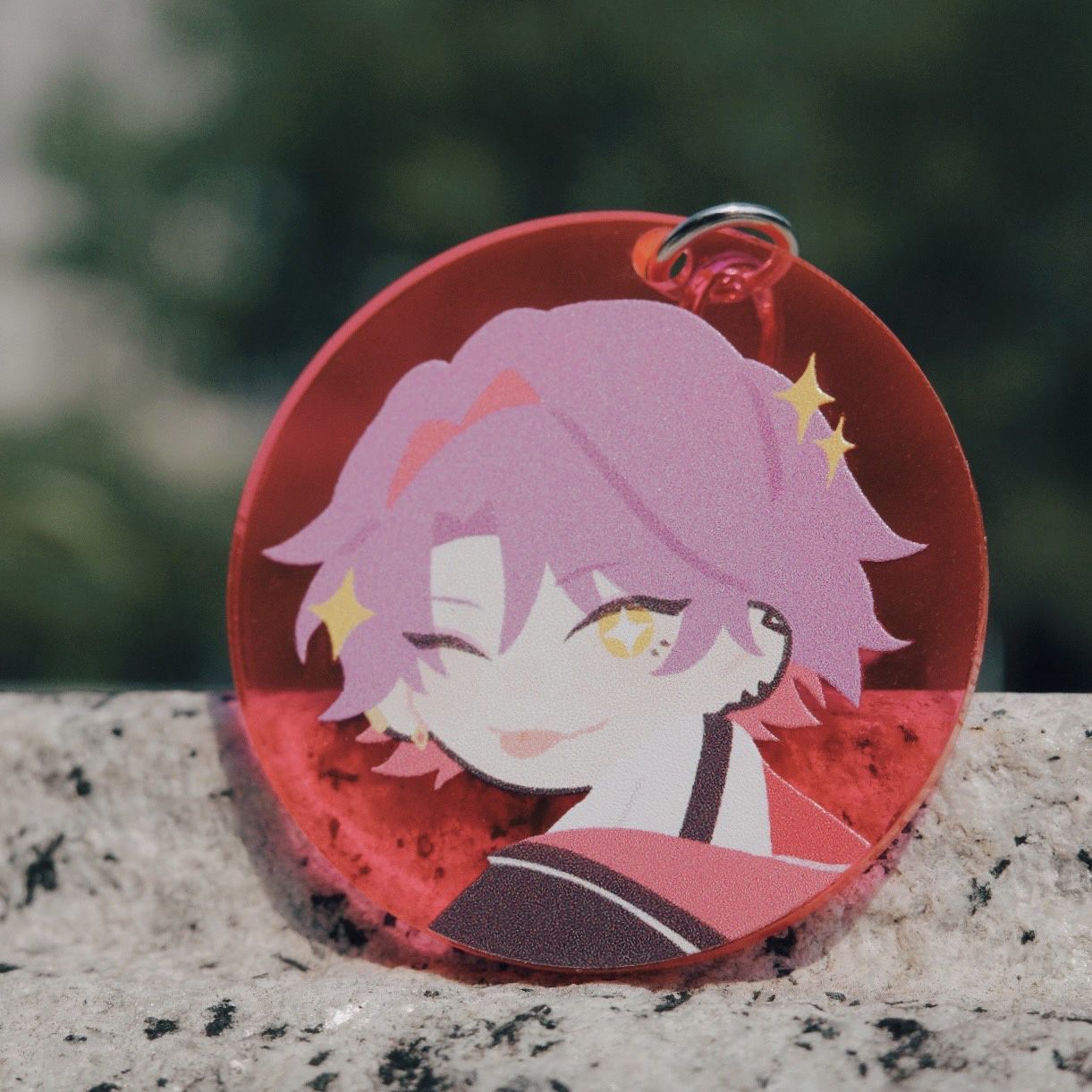 [ 螢光粉壓克力吊飾 ]渡会雲雀