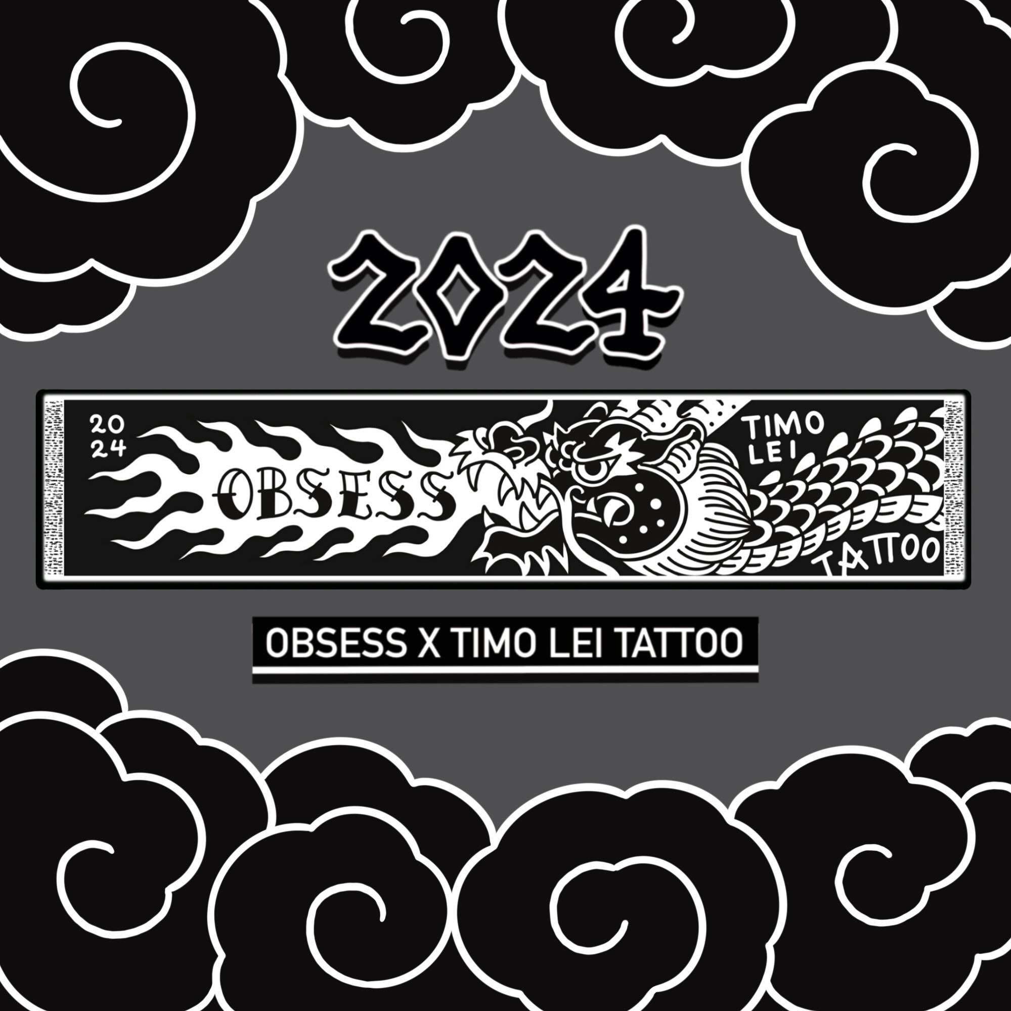 OBSESS_2024 龍年限定毛巾《龍 Time No 喜》