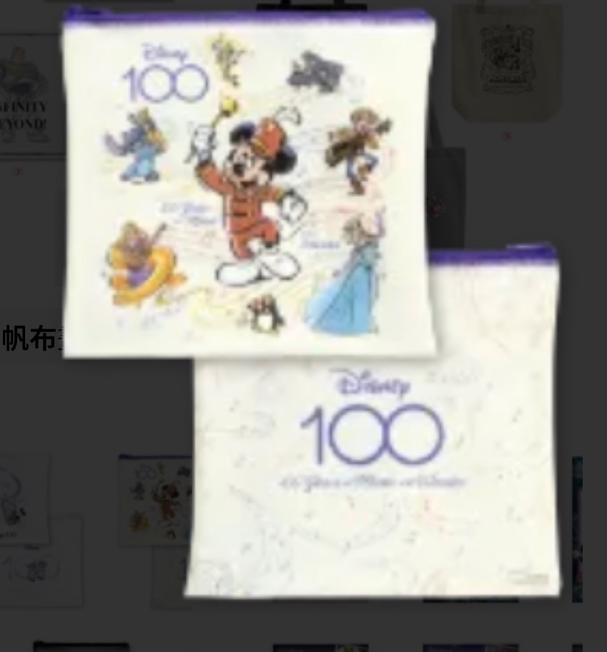 迪士尼一番賞 E賞拉鍊收納包