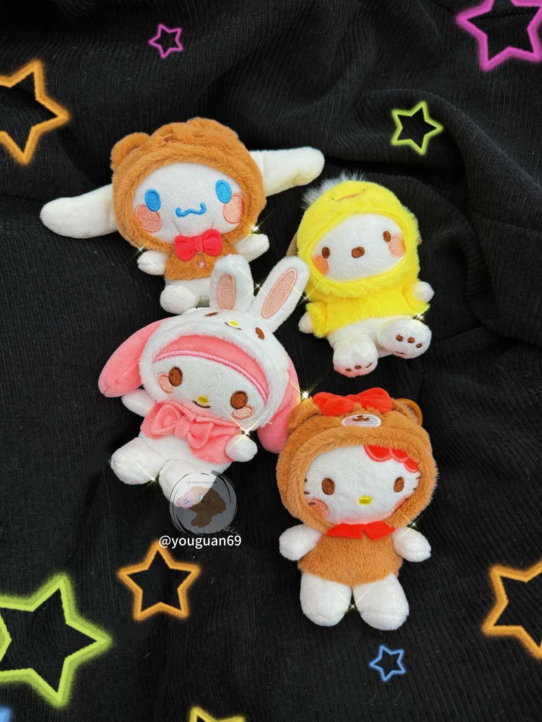 【全新現貨】𝒚𝒐𝒖𝒈𝒖𝒂𝒏有關－✧MINISO三麗鷗玩偶吊飾