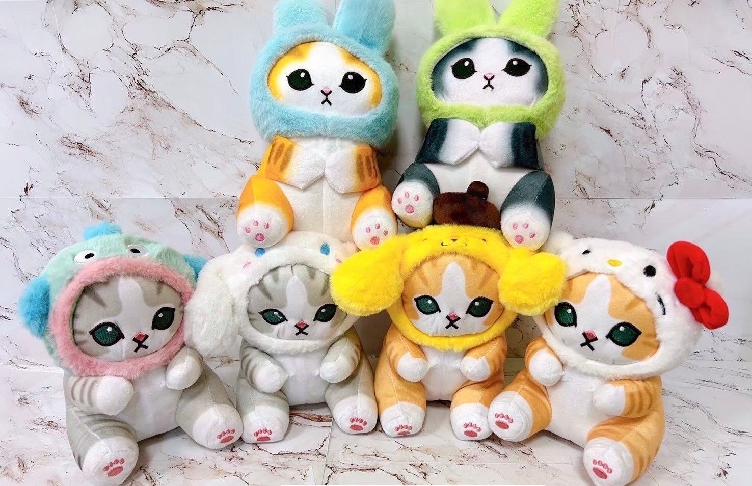 【全新現貨】𝒚𝒐𝒖𝒈𝒖𝒂𝒏有關－✧三麗鷗變裝貓咪玩偶