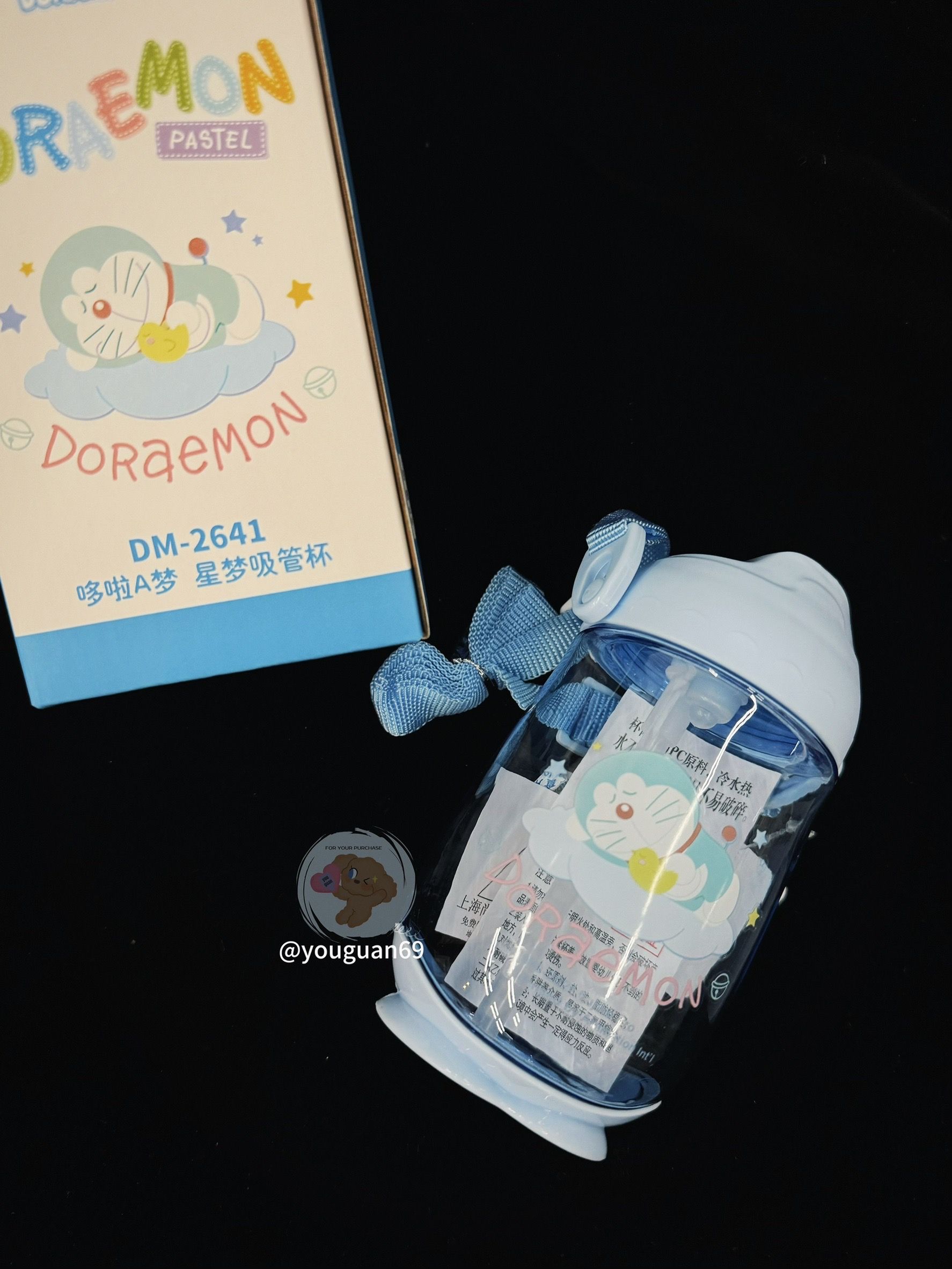 【全新現貨】𝒚𝒐𝒖𝒈𝒖𝒂𝒏有關－✧多啦a夢 星夢吸管杯