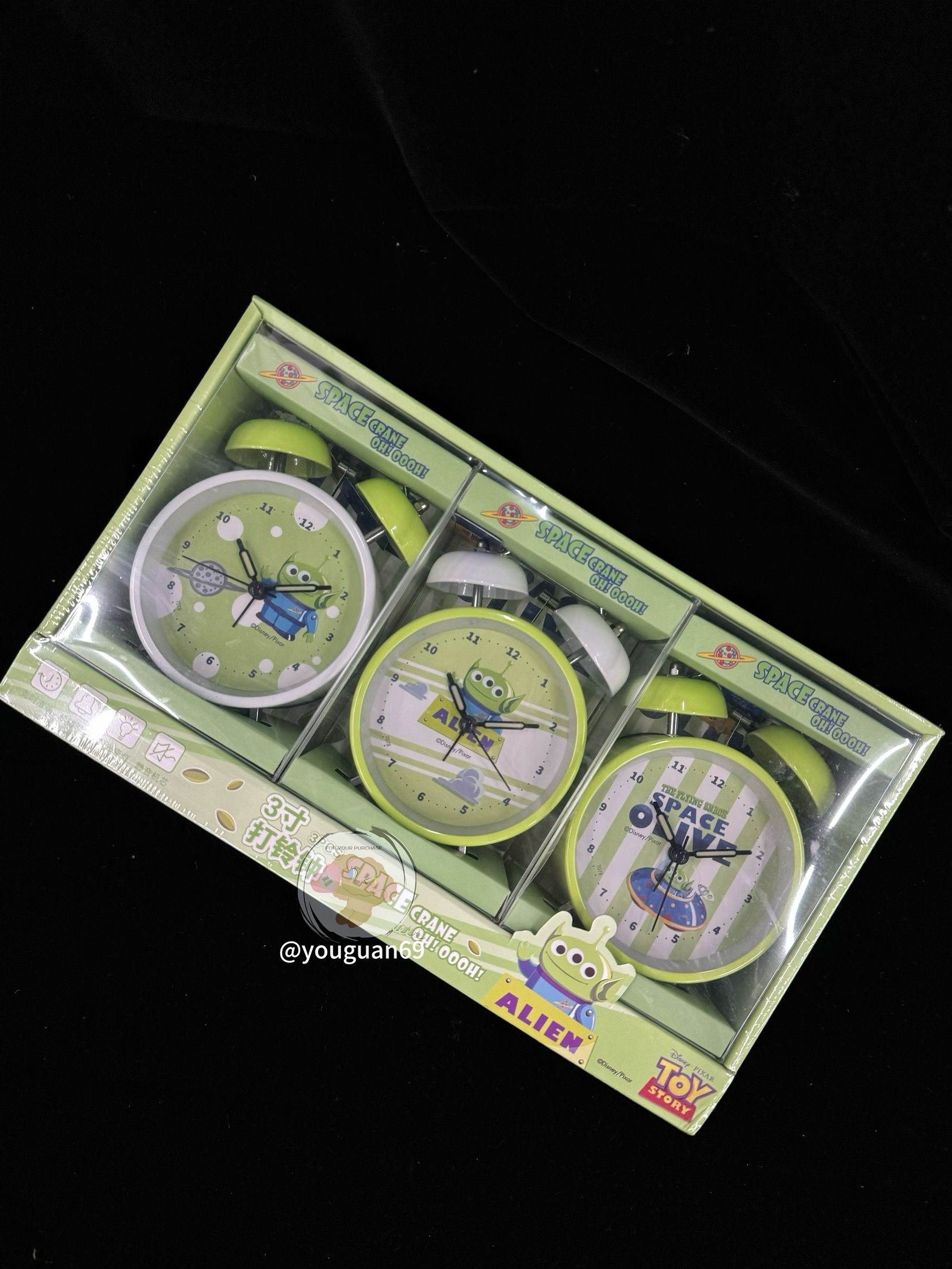 【全新現貨】𝒚𝒐𝒖𝒈𝒖𝒂𝒏有關－✧三眼怪鬧鐘（三組入）