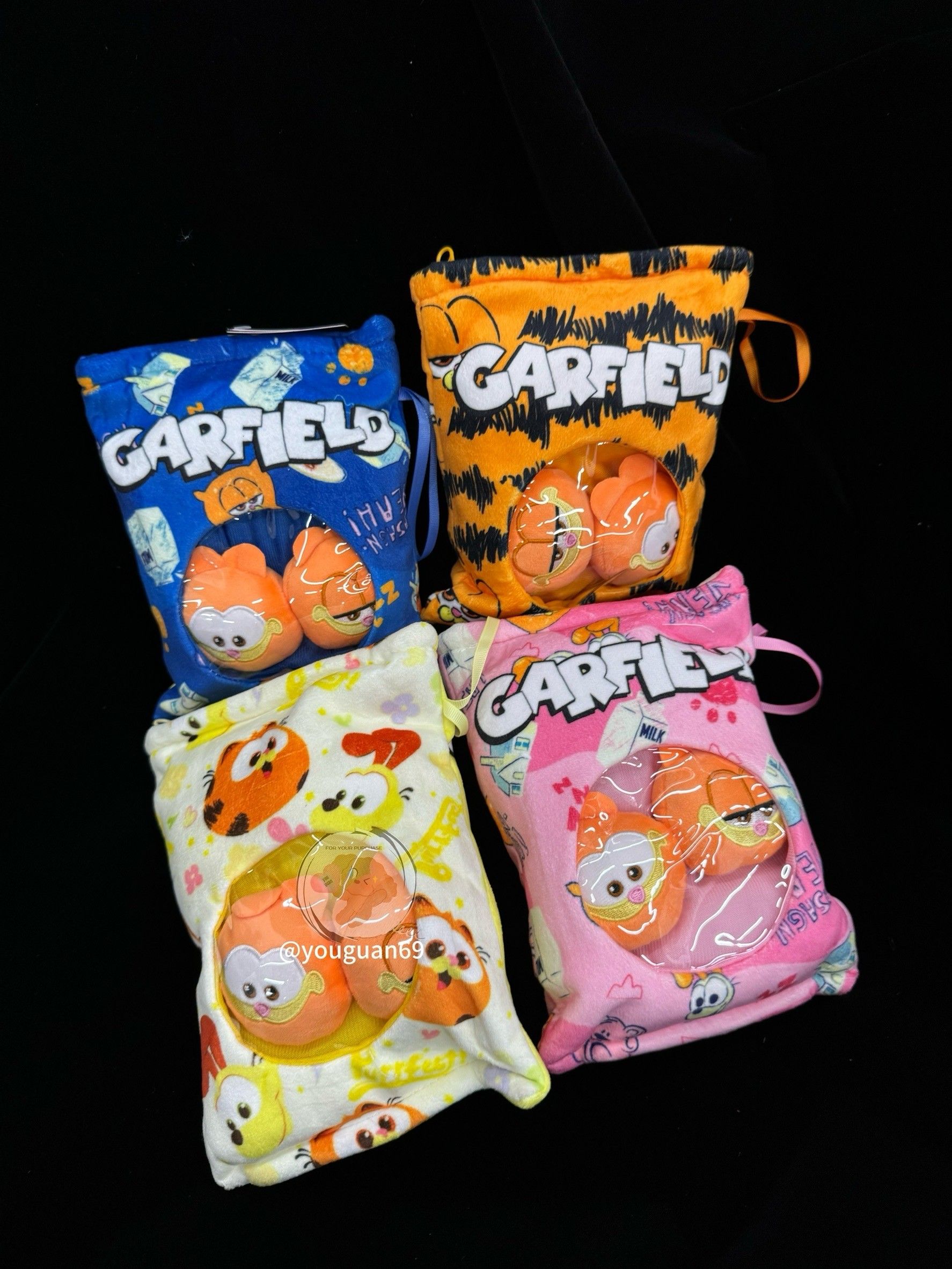 【全新現貨】𝒚𝒐𝒖𝒈𝒖𝒂𝒏有關－✧加菲貓布丁QQ包