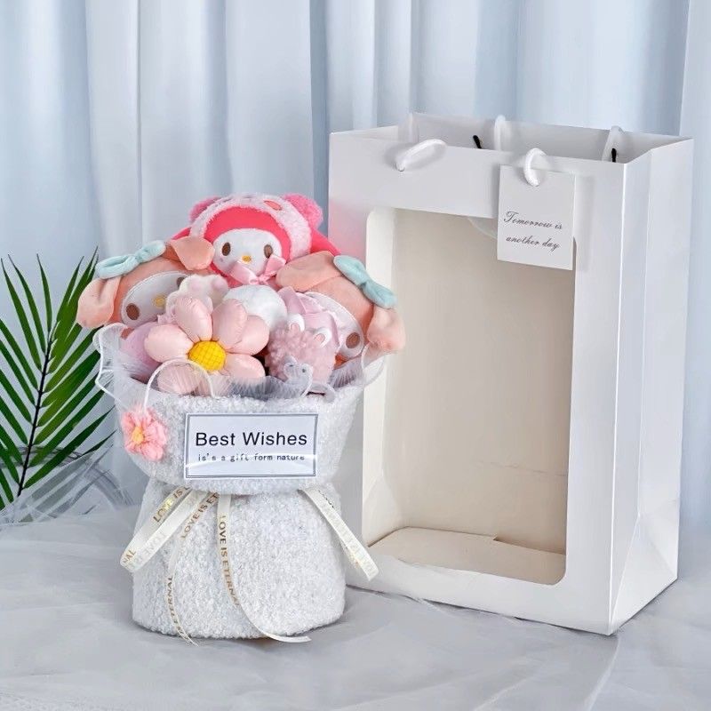 超夯人氣玩偶花束