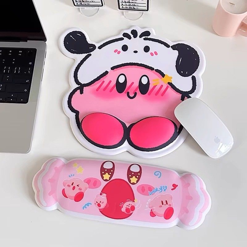 卡比滑鼠墊、護手腕托軟墊