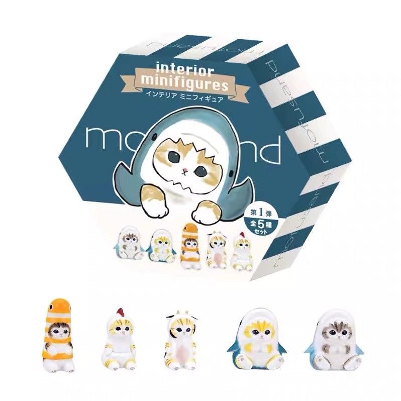 日版mofusand貓福珊迪公仔扭蛋擺飾禮物