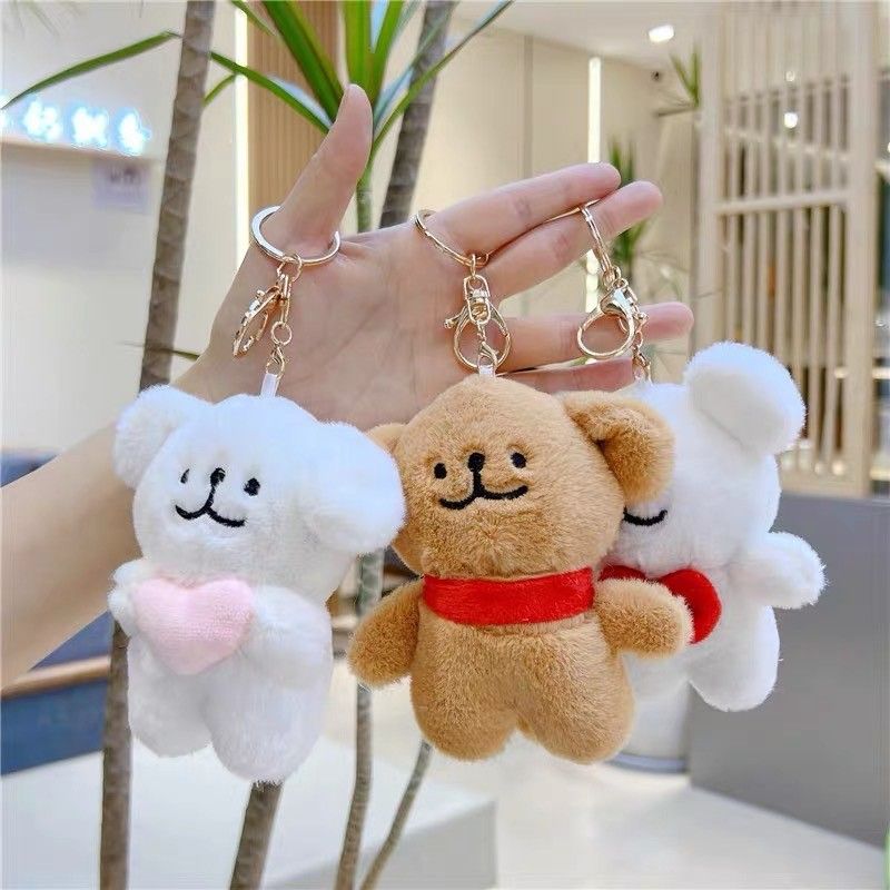 可愛創意線條小狗吊飾