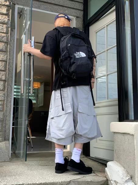 男裝💙韓國連線大口袋七分風褲