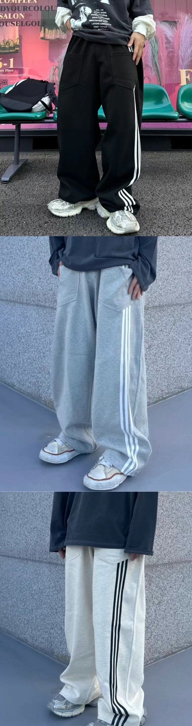男裝💙MQ4915韓國反穿三線厚磅棉褲（預購）