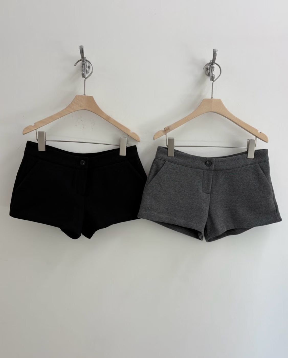 K511221韓國單釦迷你低腰短褲（現貨+預購）